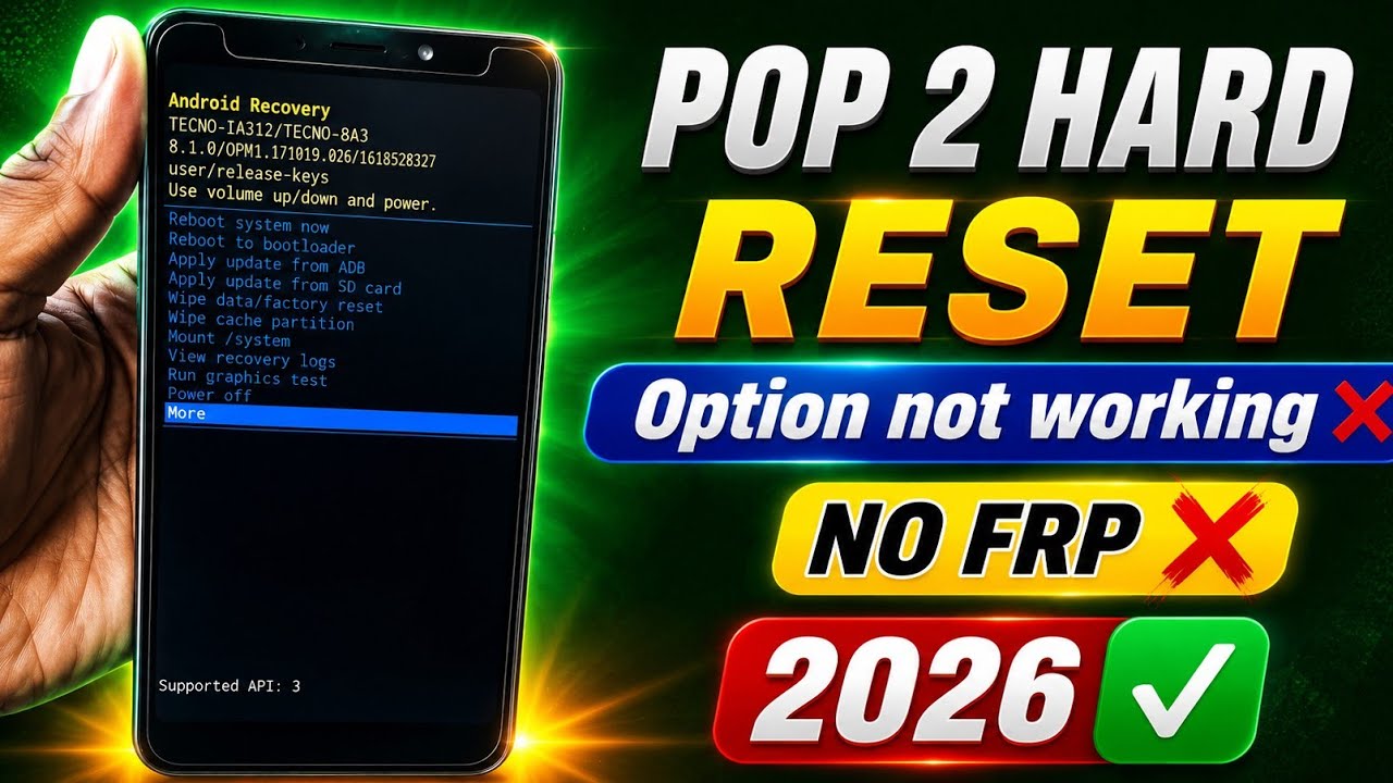 Tecno Pop 2 Hang on Logo After Reset — Easy Repair Guide 🔓