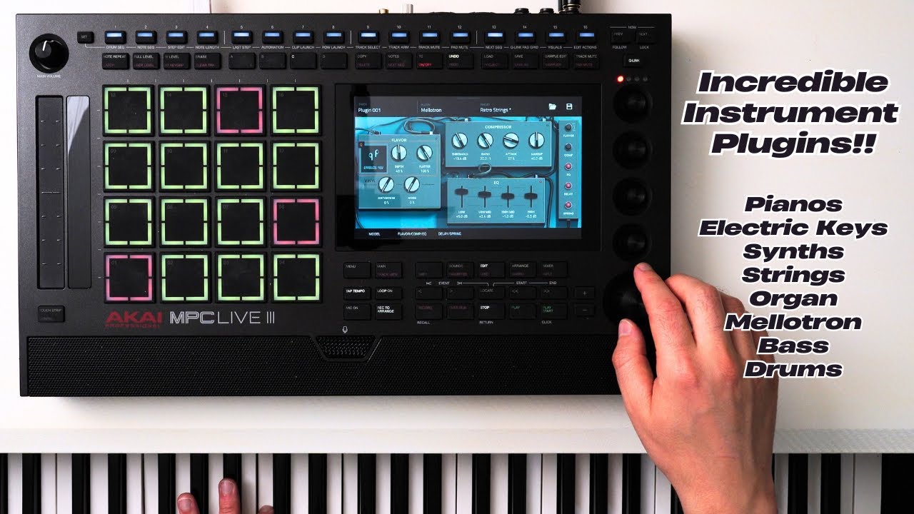 MPC Live 3: инструментальные плагины и пресеты