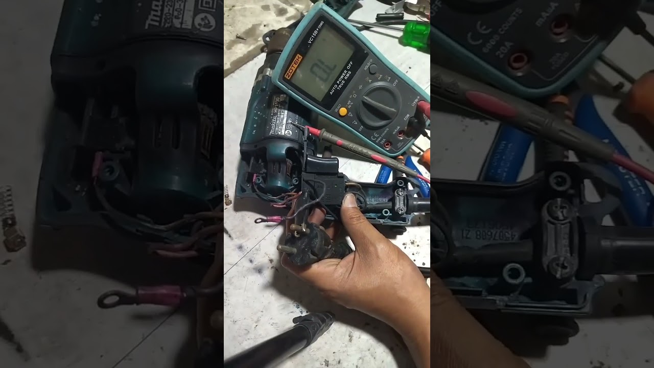 The drill machine is dead, just replace the carbon brush, it will work normally again
