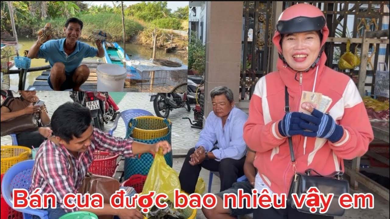 T533|Thăm lú dưới sông chạy cua gạch và cua y quá mừng cuộc sống mưu sinh (CHCM)