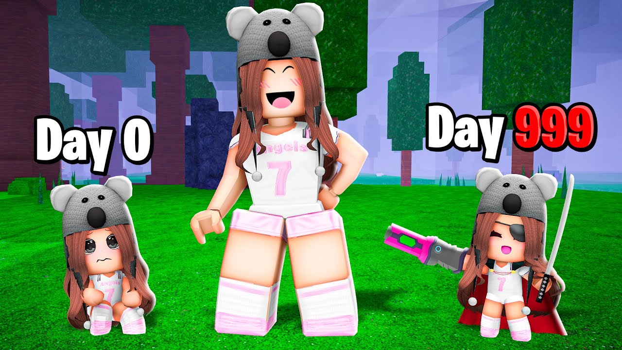 I Turned BABY ANGEL Into A PRO in 99 Nights in the Forest!
