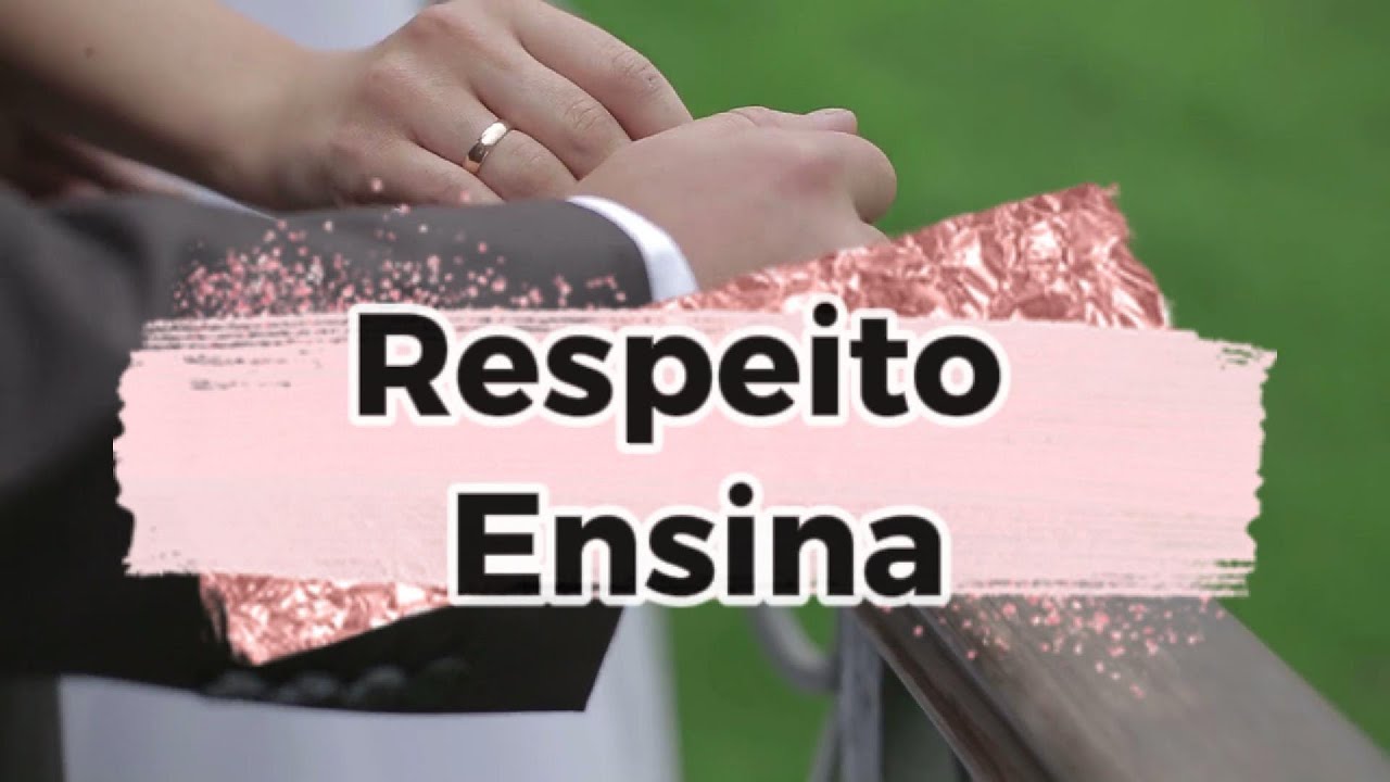 Dia 05 Janeiro   RESPEITO ENSINA