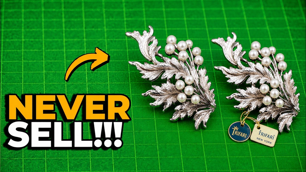 10 Vintage Jewelry Brands Worth A Fortune in 2026 (Never Sell These)
