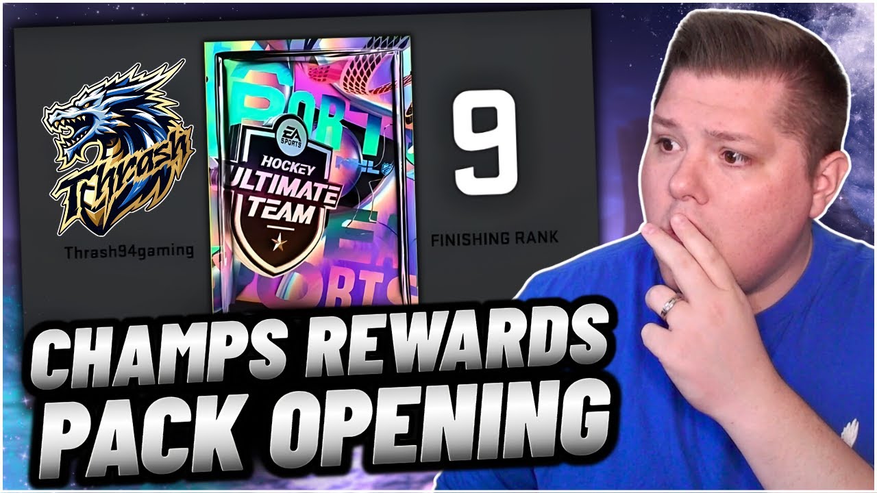 RANK 9 CHAMPS REWARDS | Was It Worth It? | NHL 24 Pack Opening