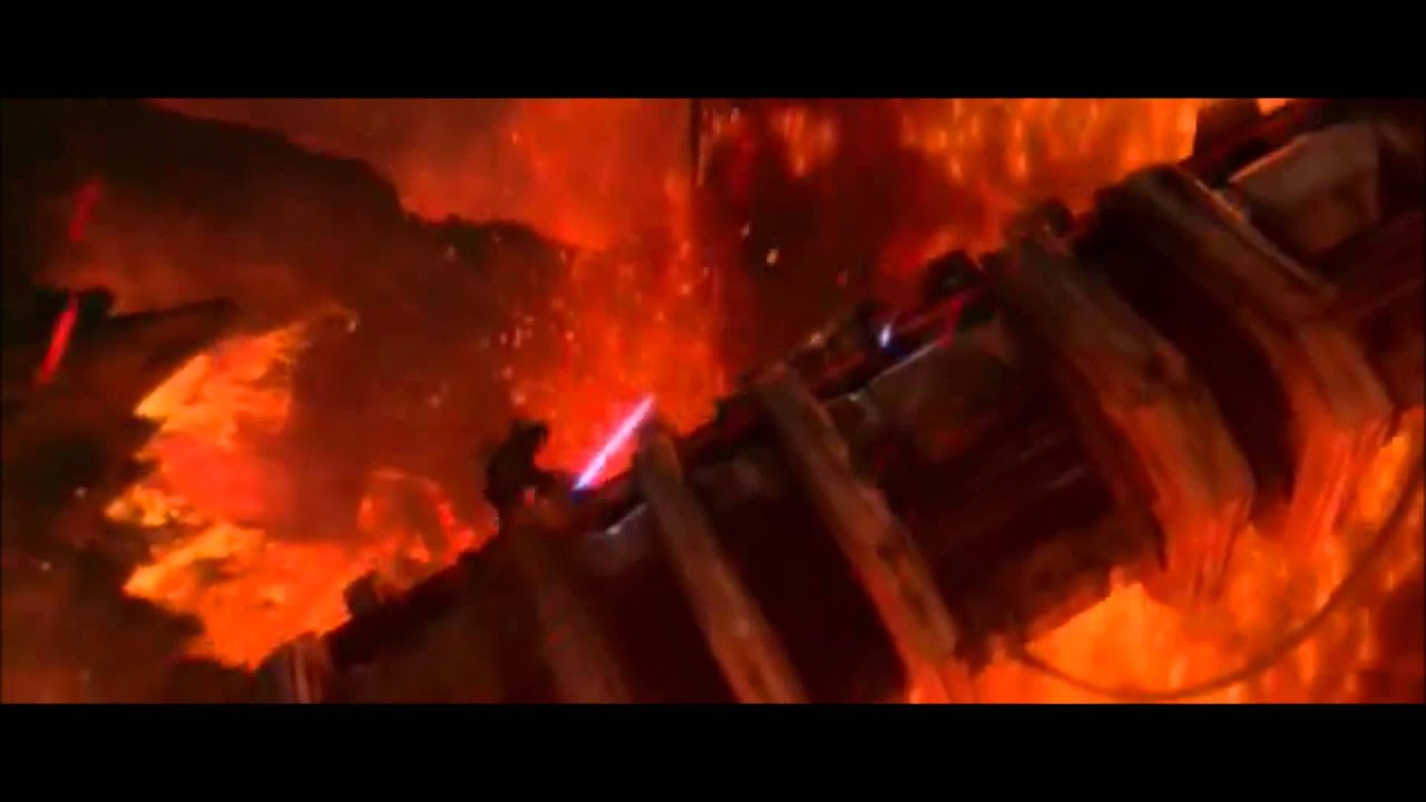 obi wan vs anakin slow mtion