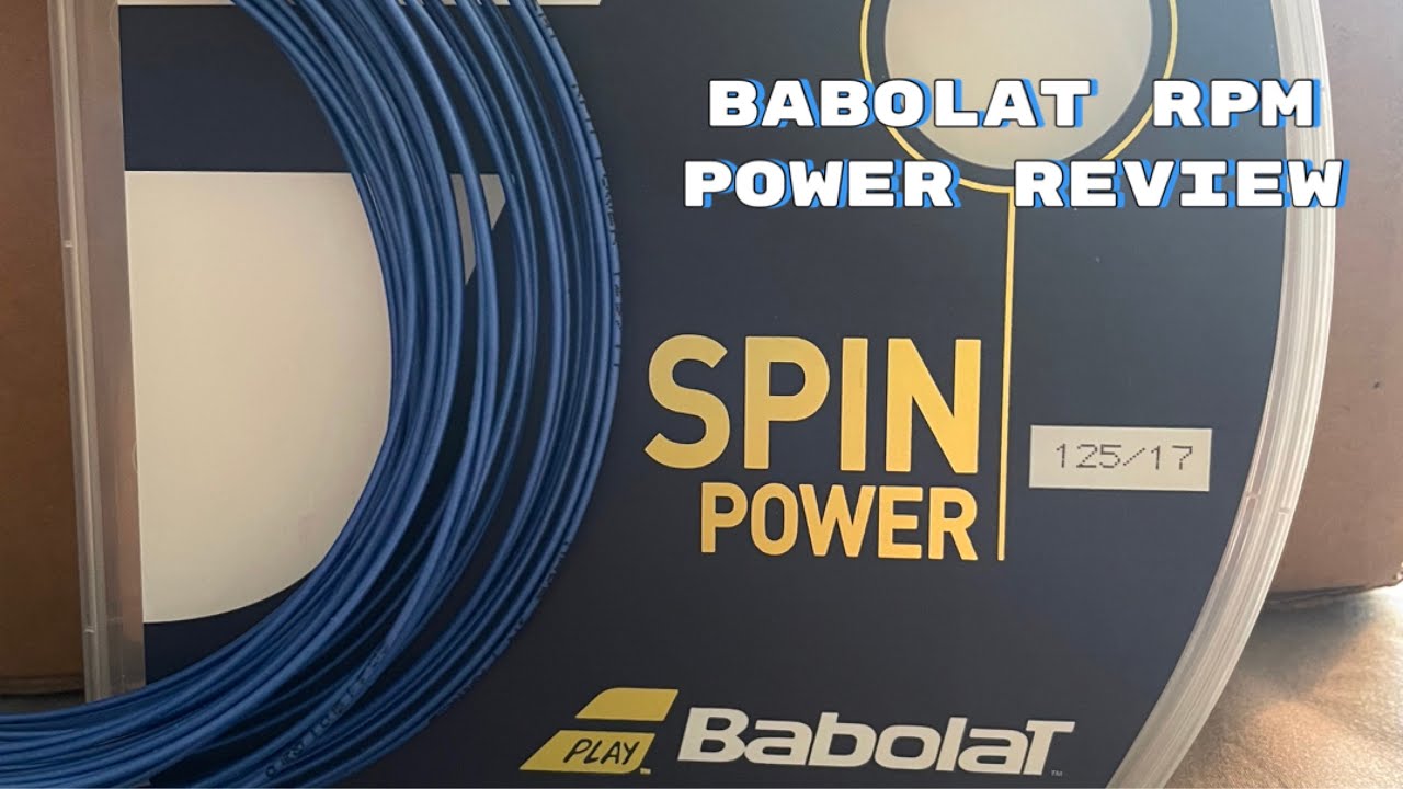 The Tennis String That Replaced Pro Hurricane / Babolat RPM Power Review / Brody Taylor