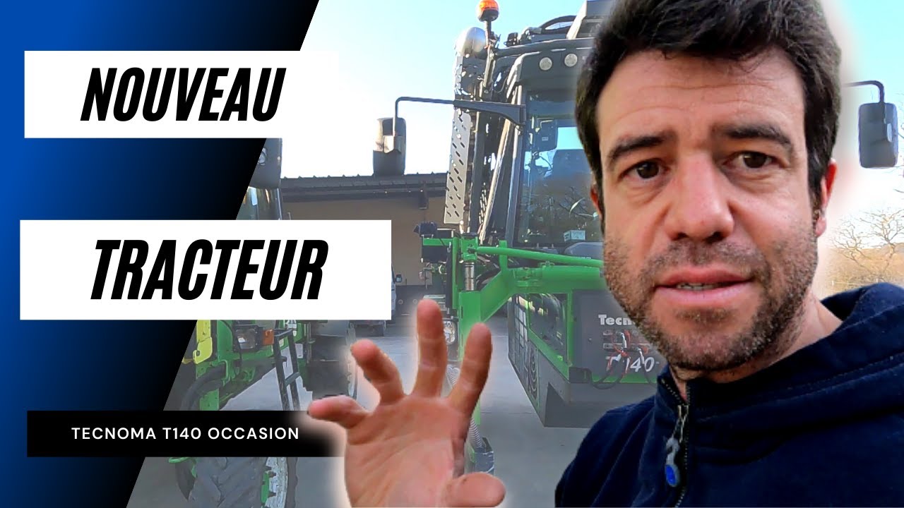 💥 Nouveau Tracteur - 🚜 TECNOMA T140 OCCASION - 2022