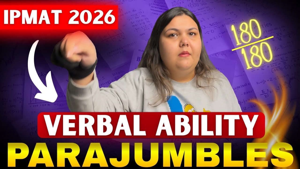 Parajumbles for IPMAT 2026 🔥 | Score FULL Marks in IPMAT Verbal Ability