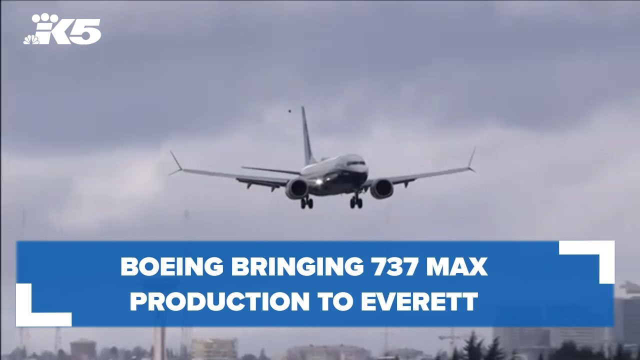 Boeing bringing 737 Max production to Everett