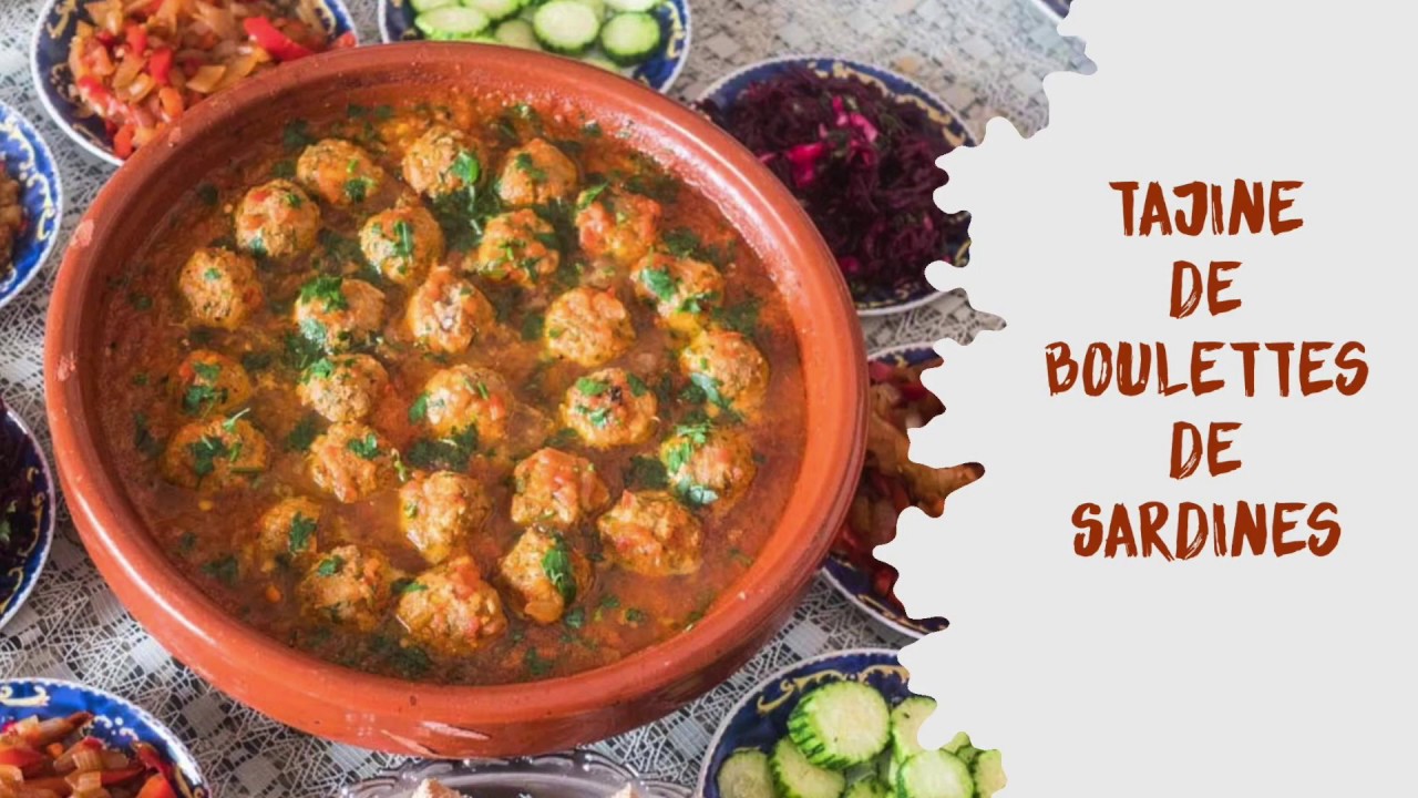 Tajine de boulettes de sardines à la sauce tomate