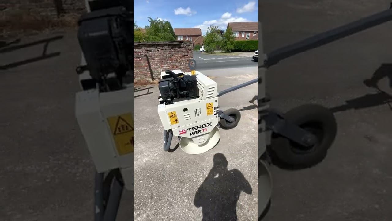 2016 Terex MBR71 Single Drum Pedestrian Roller - 9th July 2022