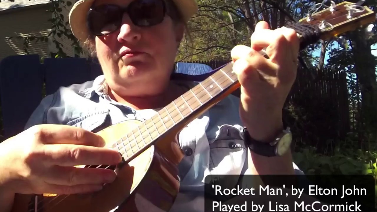 'Rocket Man', solo ukulele instrumental, played by Lisa McCormick