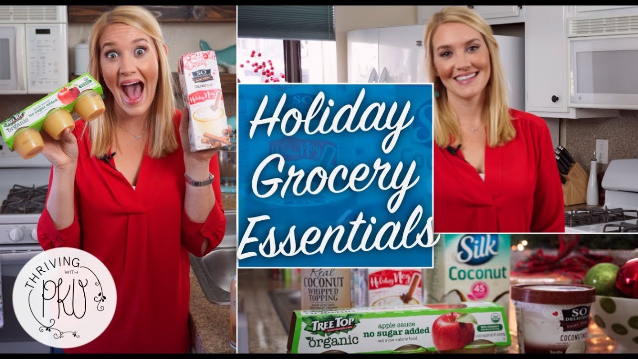 PKU Friendly Holiday Grocery Store Finds!