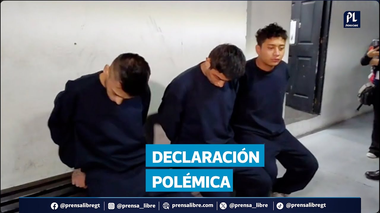 Capturados en Chinautla hacen declaración polémica tras ataque a subestación policial