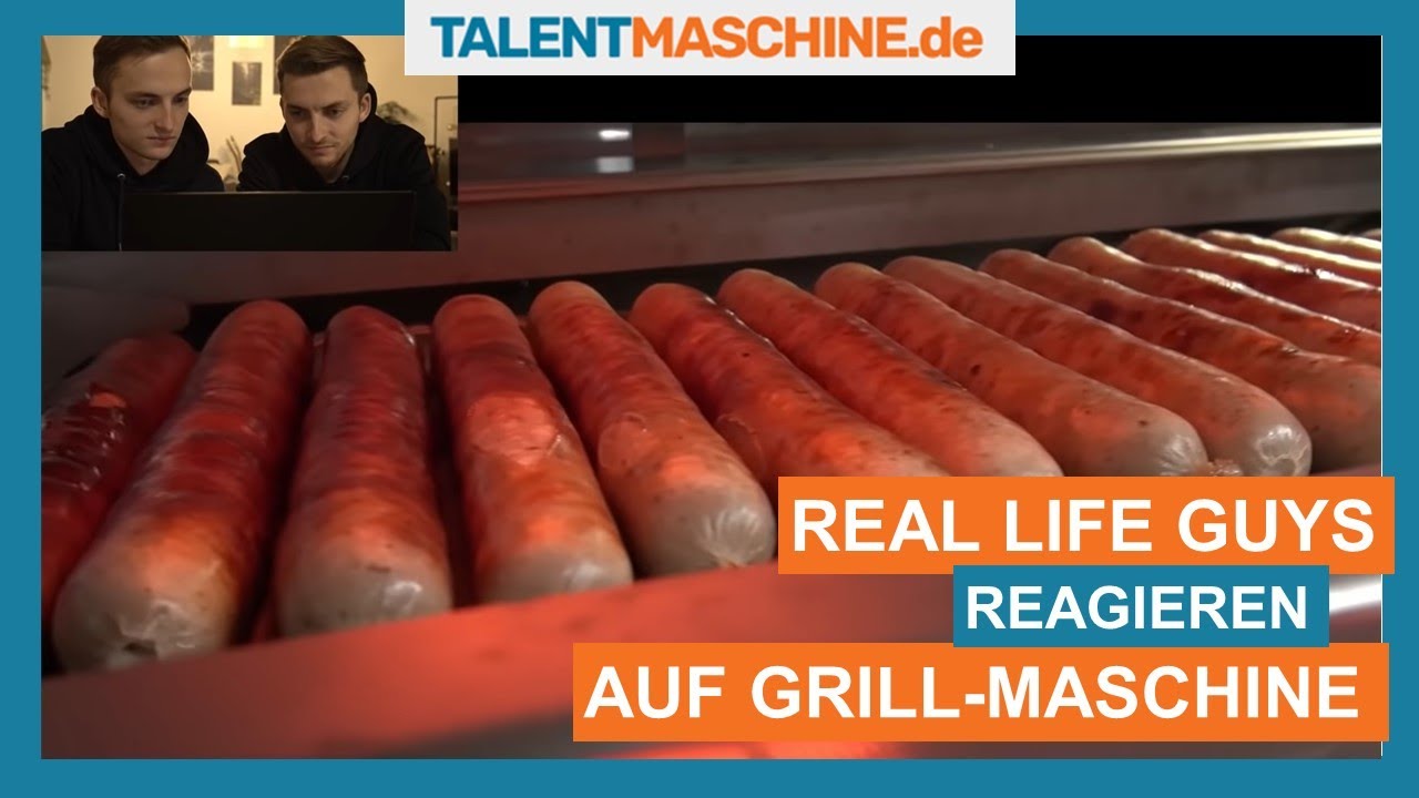 Real Life Guys REAGIEREN auf Grill-Maschine und sind beeindruckt!
