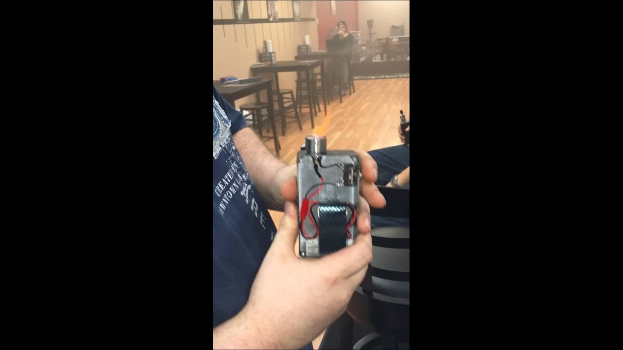 12.6 volt  lipo unregulated vape mod box
