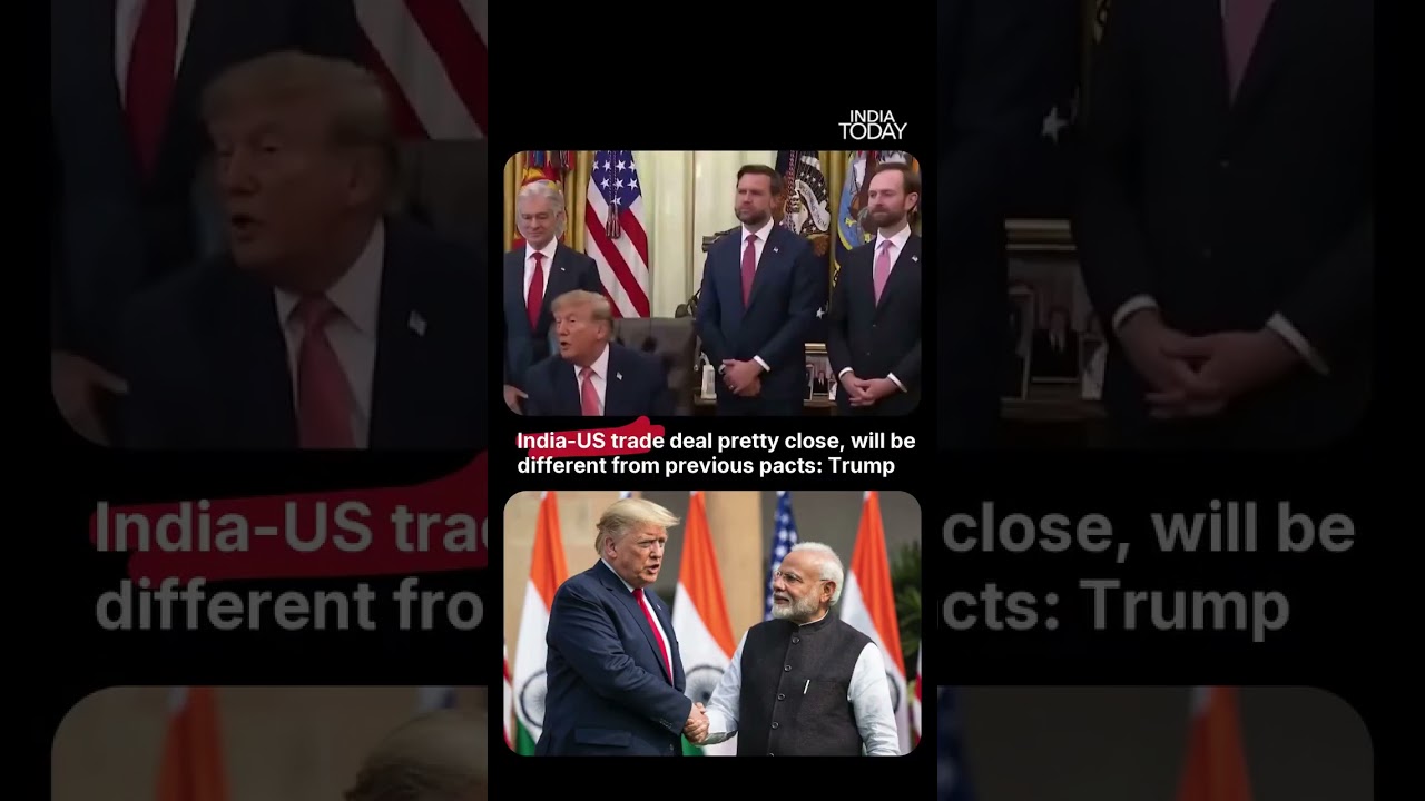 Trump Says India-US Trade Deal Is &ldquo;Pretty Close&rdquo; After Year-Long Talks #shorts #donaldtrump