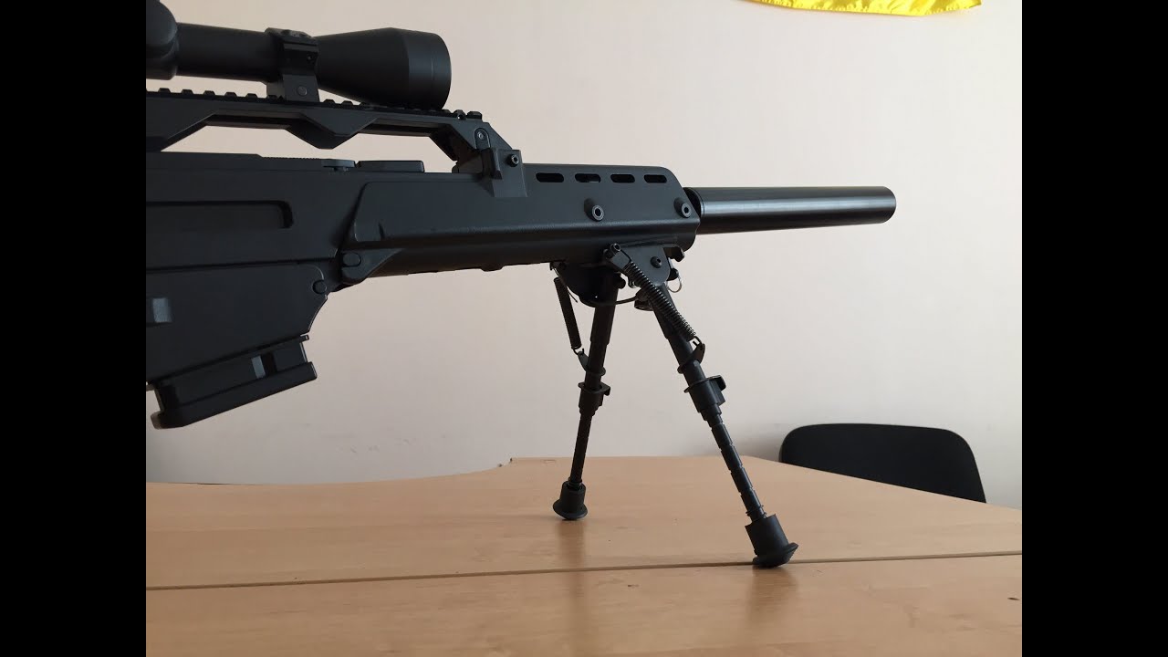 Excelvan 6' - 9' Adjustable Spring Bipod For Hunting