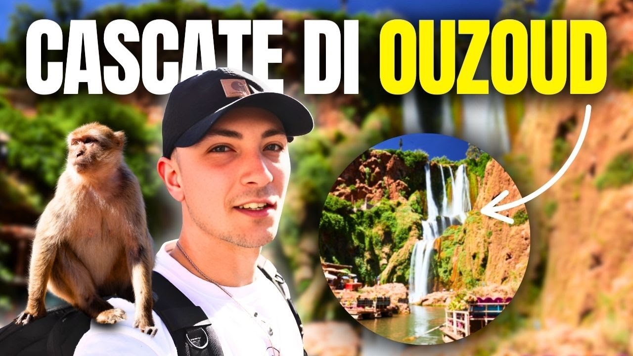 La meraviglia NASCOSTA del MAROCCO🇲🇦: le CASCATE di OUZOUD!🐒