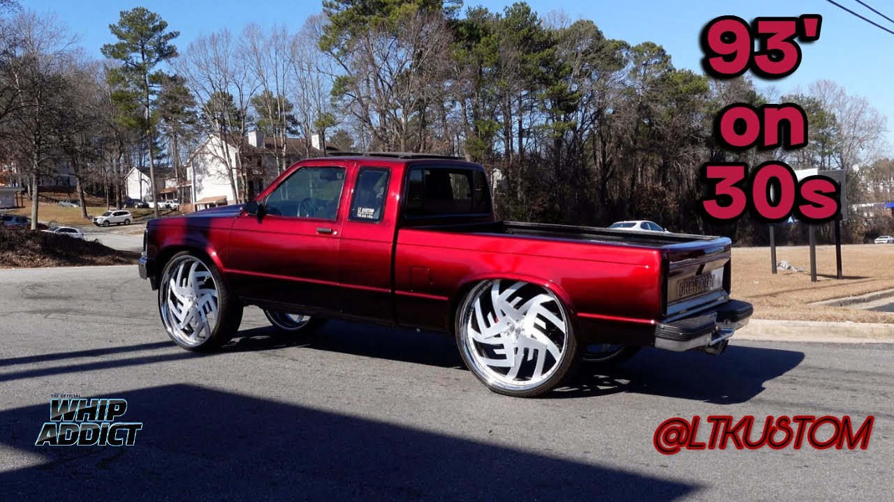 Пикап Chevy S10 в Канди 93 года, заправляющий Rucci 30-х годов! LTKustom
