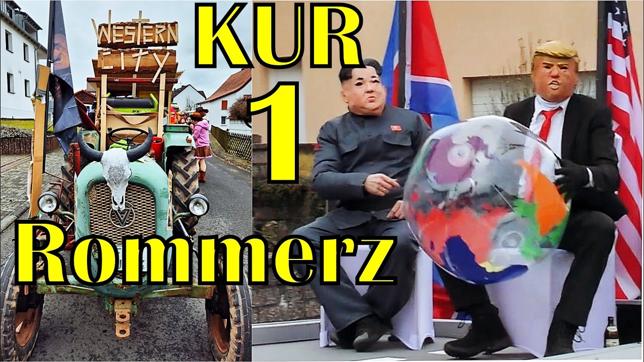 KUR Rommerz 1. Teil Karnevalistischer Umzug - Neuhof im Landkreis Fulda