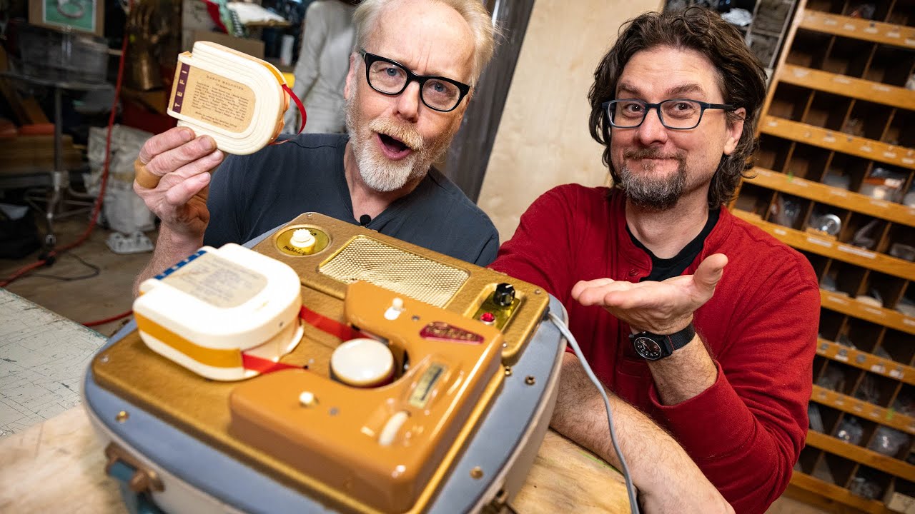 Adam Savage's Mind Blown By This Vintage Audio Player!