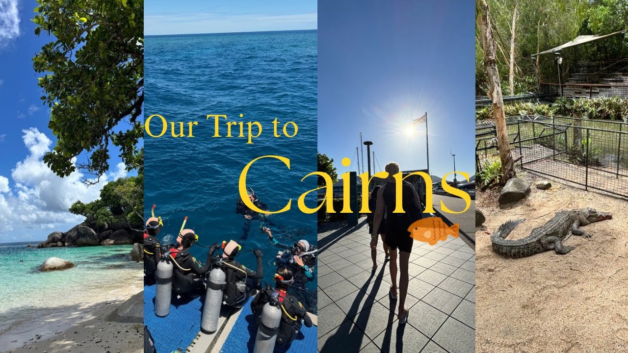 CAIRNS Vlog 🐠| Great Barrier Reef, Hartley’s Crocodile Adventure, Fitzroy Island