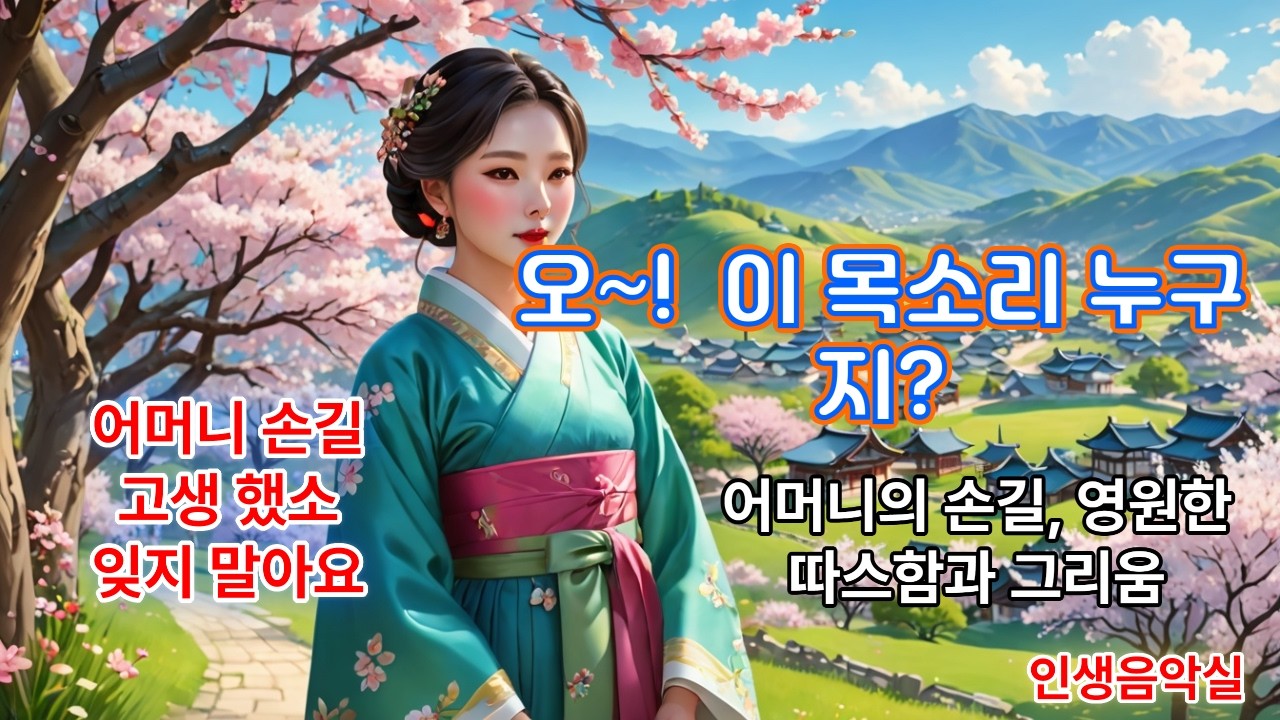 어머니 손길 3곡,  #인생음악실 #신곡 #K-POP#감성 트로트#인기트로트#트로트#신곡추천#5060음악#시니어추천곡  #사극트로트 #미스트로트#시니어음악#국악트로트