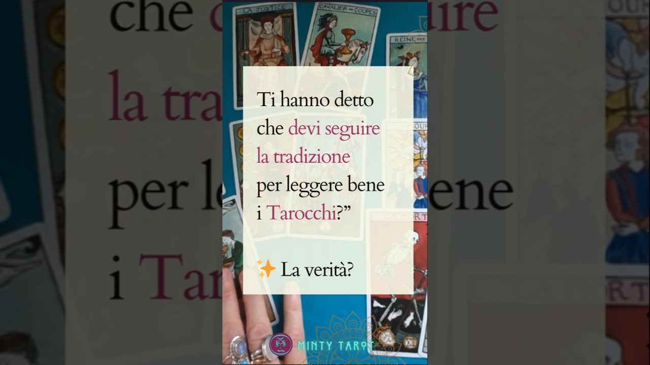 La divinazione non chiede il permesso alla tradizione.🔮