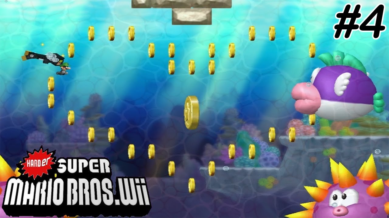 Harder Mario Wii COOP #4