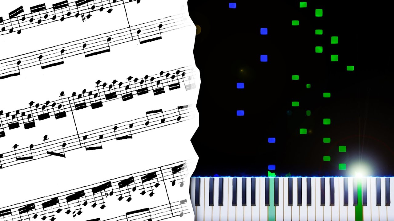 J.S. Bach - Prelude and Fugue No. 6 in D Minor - Piano Tutorial