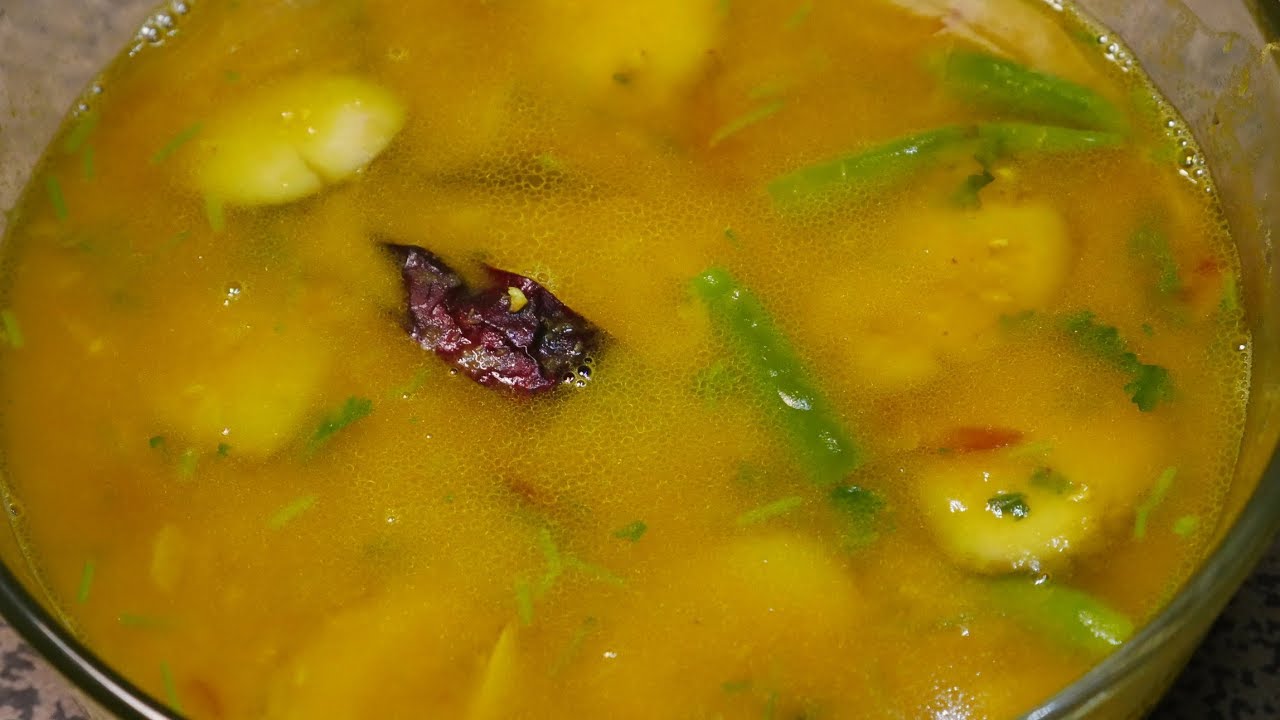 জলপাই দিয়ে ডাল রান্নার রেসিপি। হেলদি ডাল রান্না। টকের ডাল। Jolpai diye Dal। Olive With Lentil