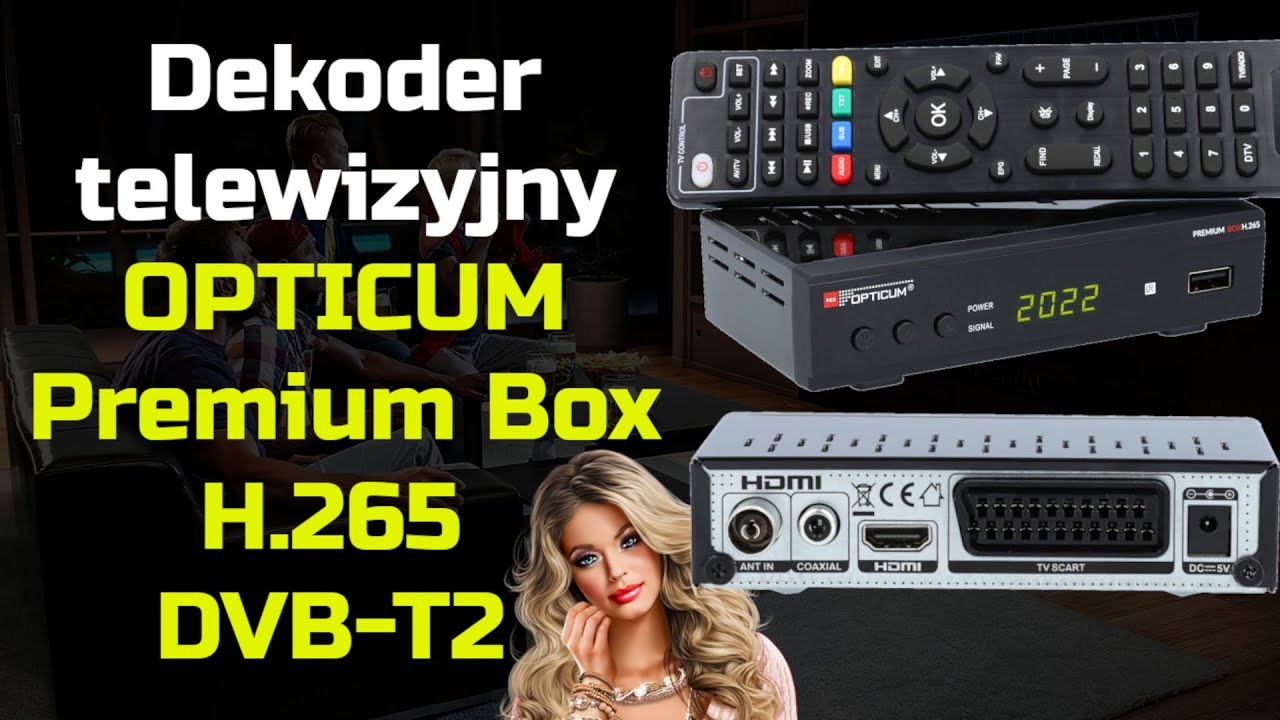 Dekoder OPTICUM Premium Box H 265 DVB-T2 &ndash; Opinia