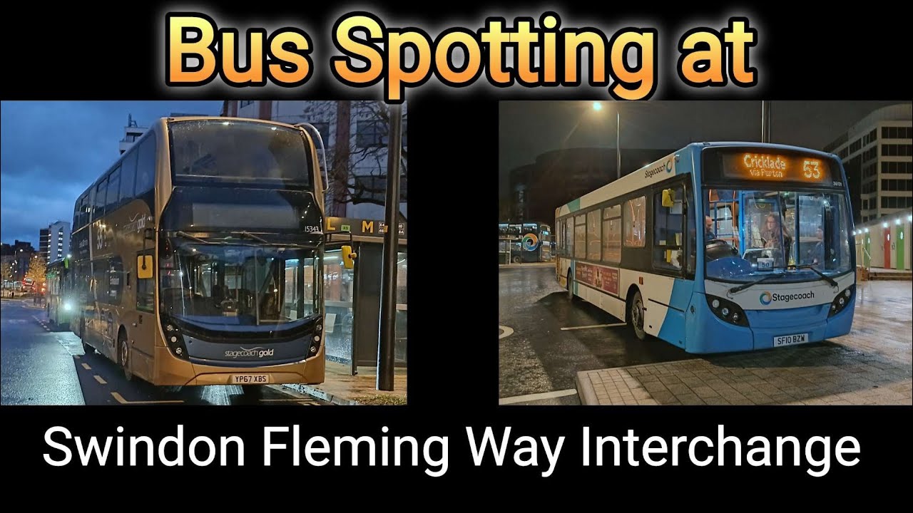 Bus Spotting at Swindon Fleming Way Interchange | 07/12/2025