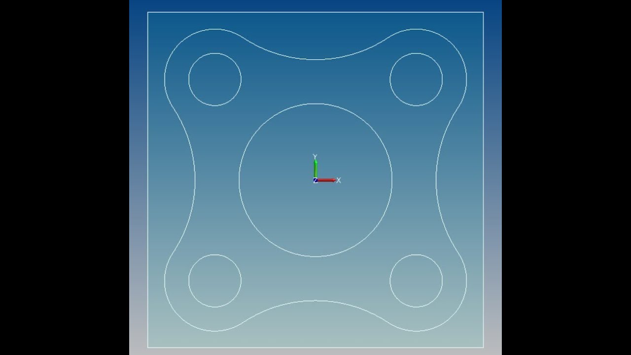PRÁCTICA 1.  PLACA DE ANCLA CAD
