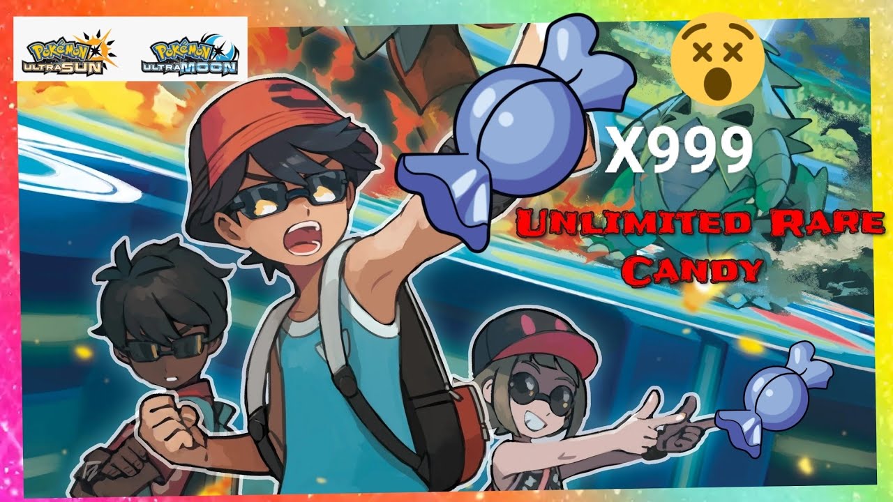 Unlimited Rare Candy x999 🍬 Pokemon Ultra Sun & Ultra Moon