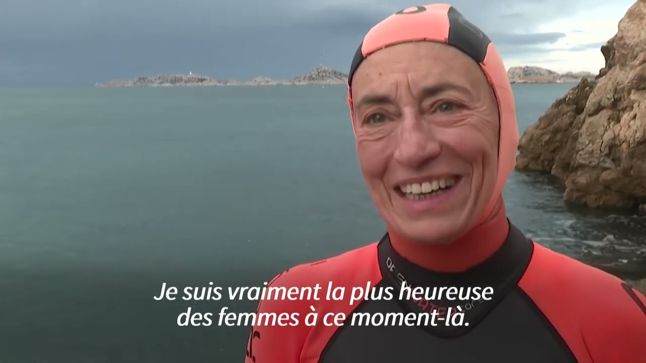 Reportage sur la nage en eau libre (magnifiquement) signé AFP Marseille