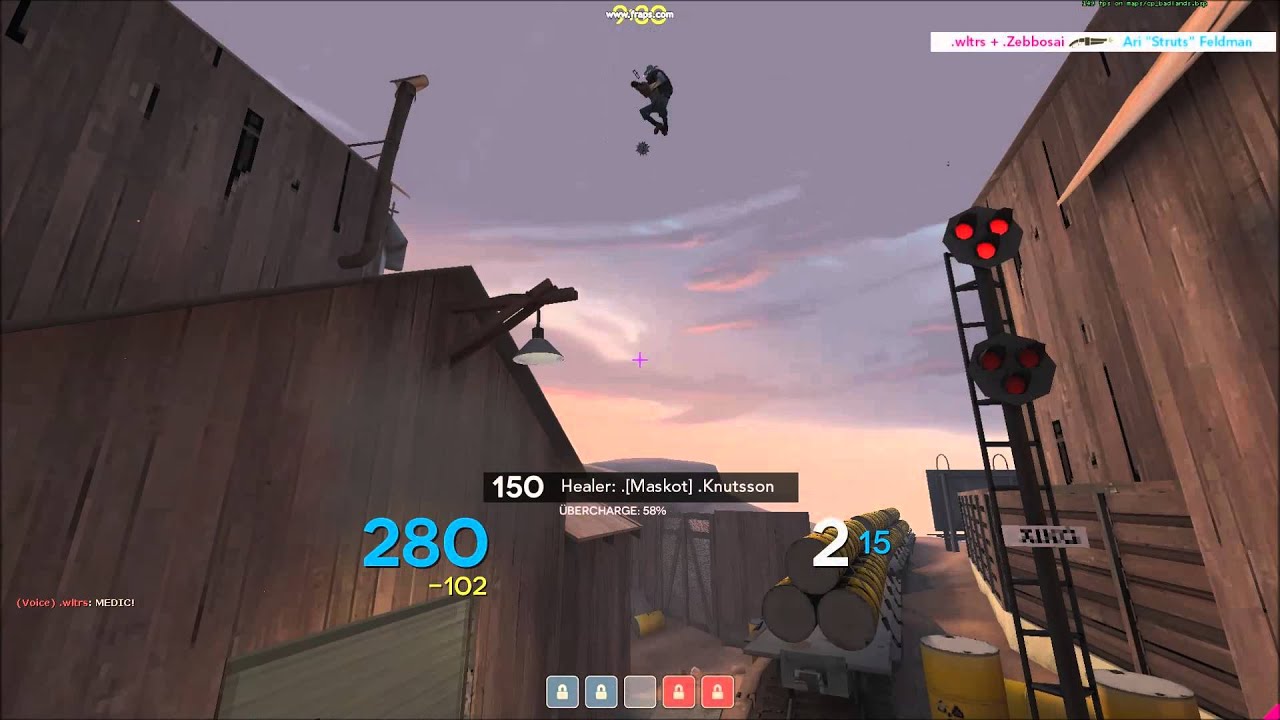 Soldier frags with dotter