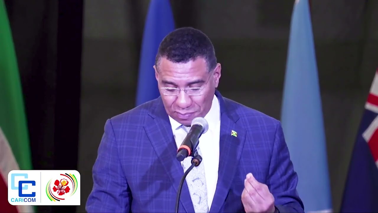 Remarks by Dr. The Most Honourable Andrew Holness, ON, PC, MP | Prime Minister of Jamaica