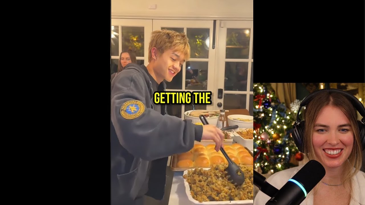 QTCinderella watches Jason's first Thanksgiving at her place