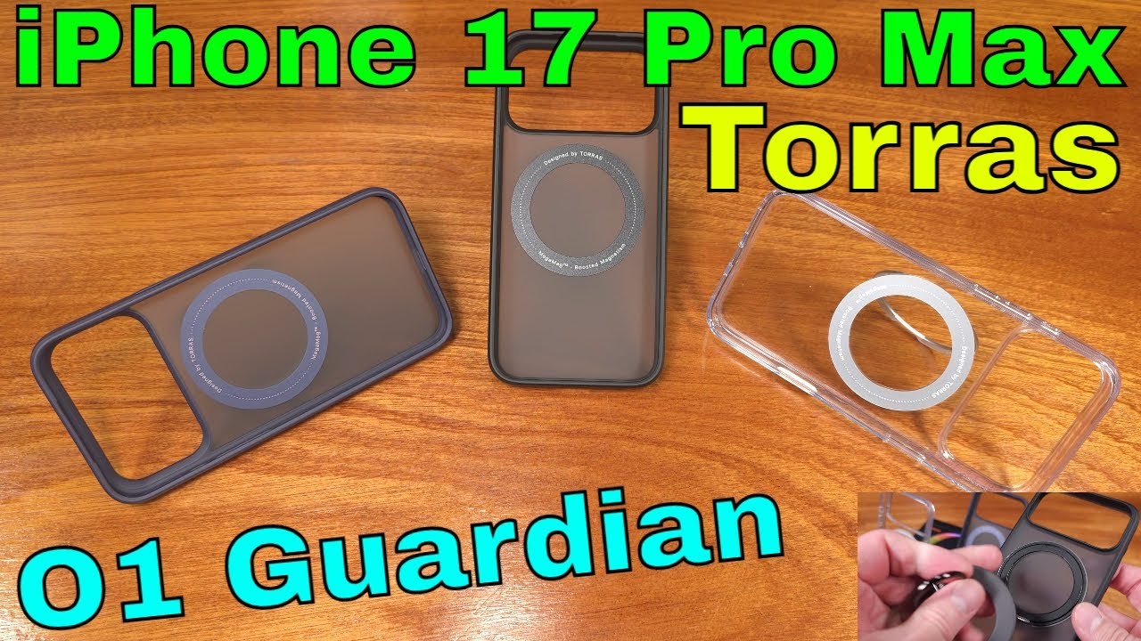 The Torras O1 Guardian Case For The iPhone 17 Pro Max!