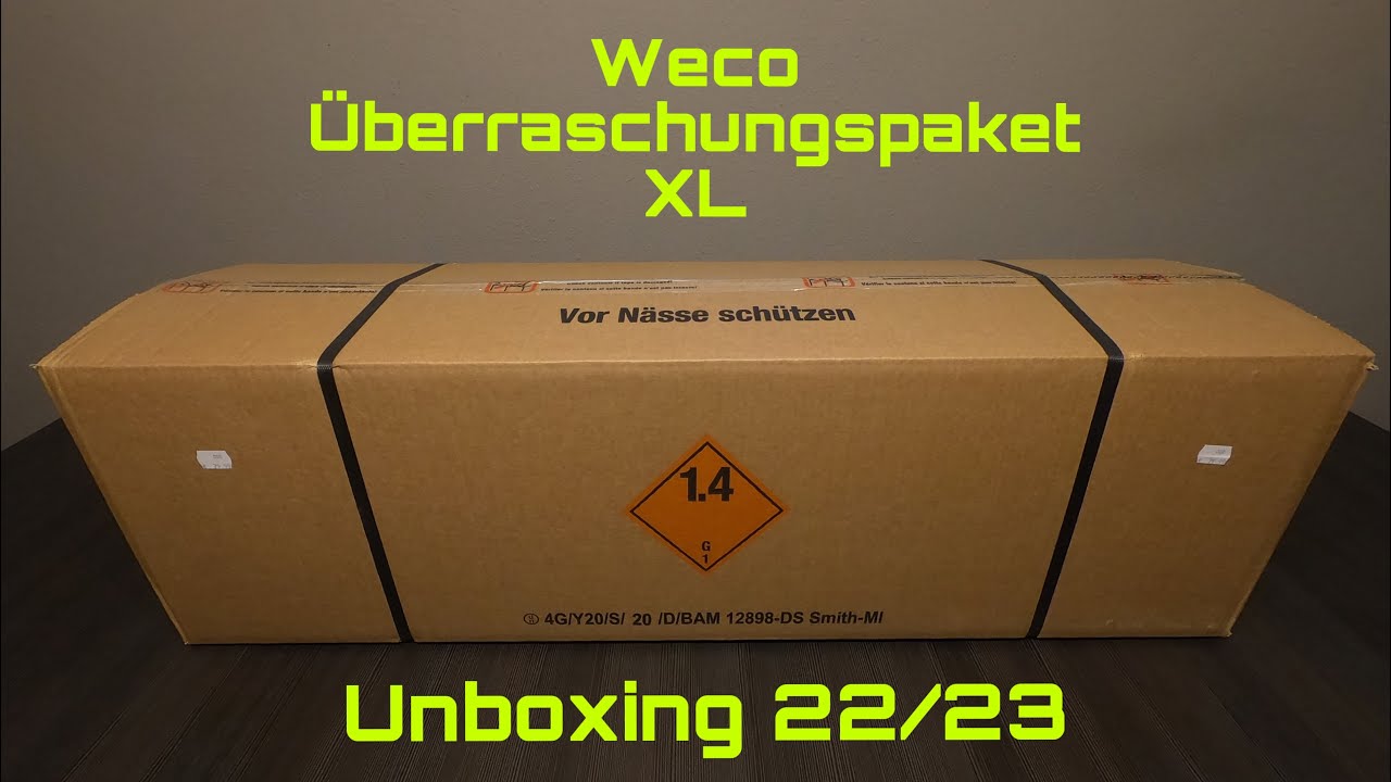 Weco Überraschungspaket XL Unboxing 22/23🧨 Paket 4 von Feuerwerkland