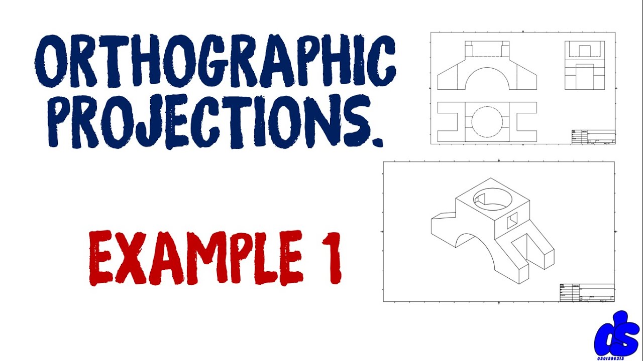 Orthographic Projection Example 1