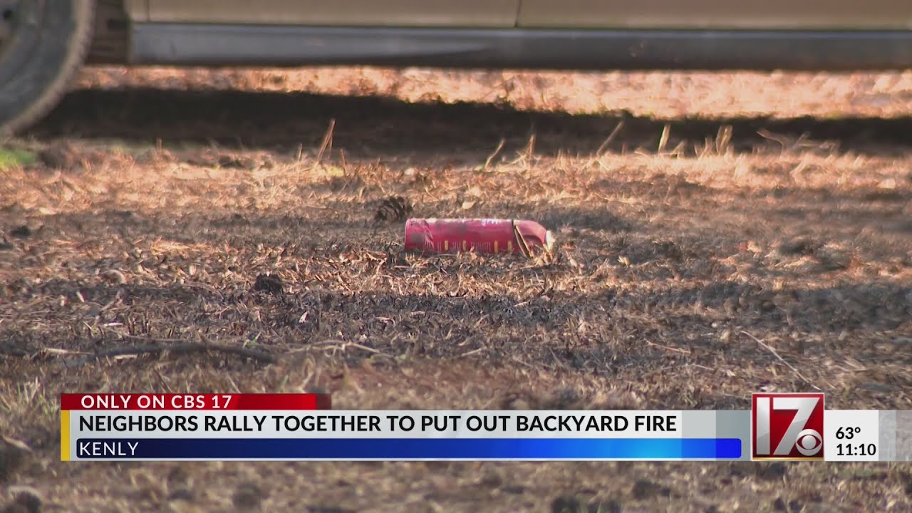 Neighbors team up to put out backyard fire in Wilson County