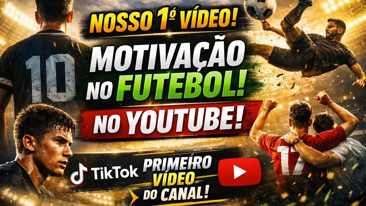 #4/ 1 vídeo do canal do Tiktok relacionada ao futebol frases motivacional 