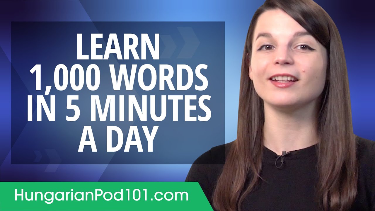 How to write 1,000 Hungarian Words in a 5 Minutes a Day