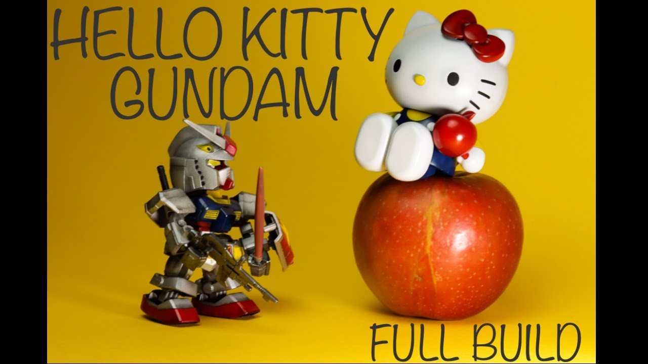 GUNDAM FULL BUILD HELLO KITTY / RX-78-2 GUNDAM SD EX-STANDARD #unboxing #GUNDAM #ASMR #GUNPLA