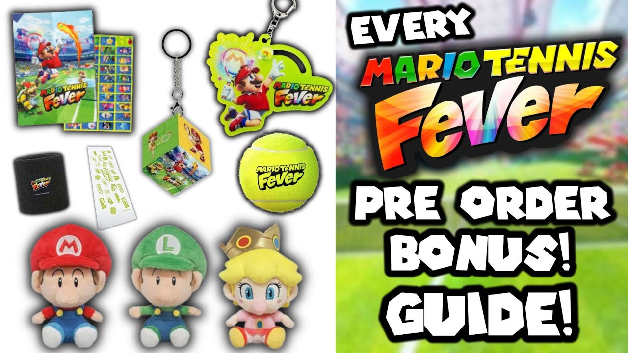 EVERY Pre-Order Bonus For Mario Tennis Fever BUYERS GUIDE! Where Should You Buy It?