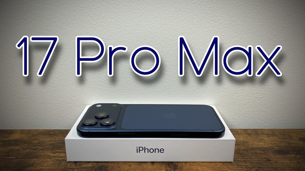 iPhone 17 Pro Max Deep Blue — распаковка, сравнение и первые впечатления!