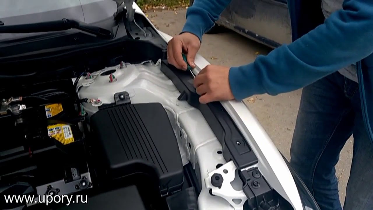 Установка амортизаторов (упоров) капота для Mazda 6 2012-2018 от upory.ru